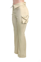 Zip Cargo Flared Pants LavishDaily