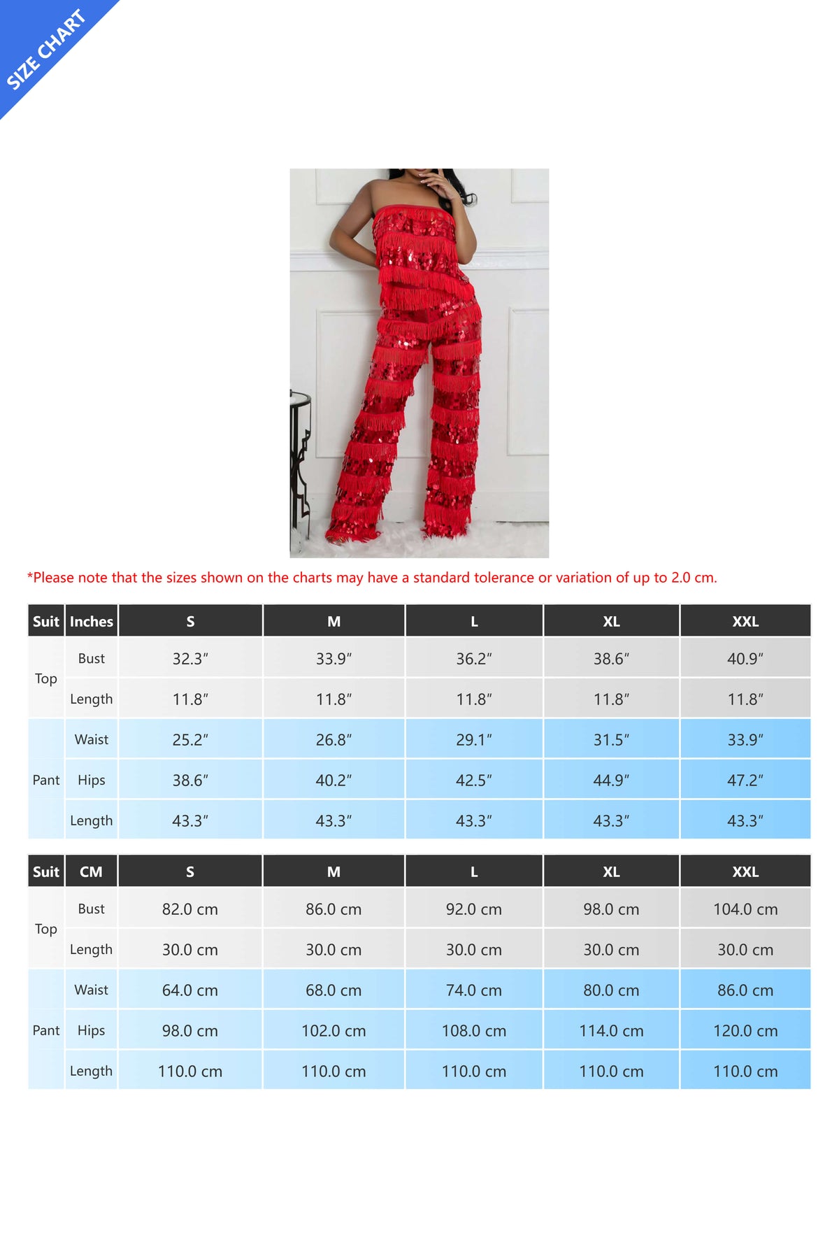 Fringe Sequin Pants Set Lavish Daily
