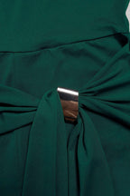 Stretch Off Shoulder Tie Detail Jumpsuit Lavish Daily