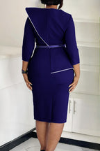 Elegant OL Bodycon Pencil Dress for Office Ladies Lavish Daily
