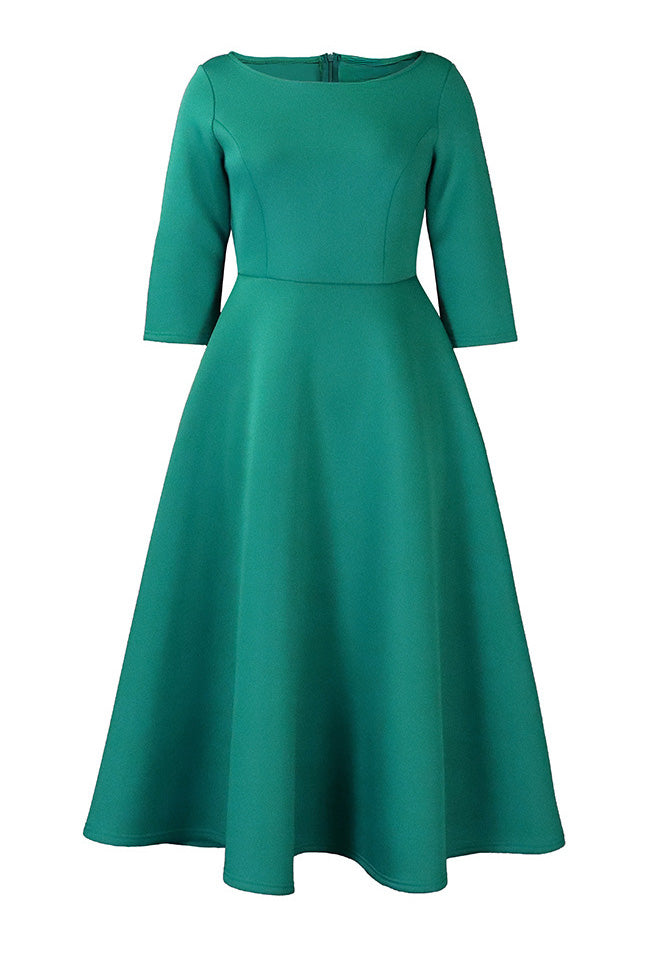 Elegant Solid Color A-Line Evening Dress Lavish Daily