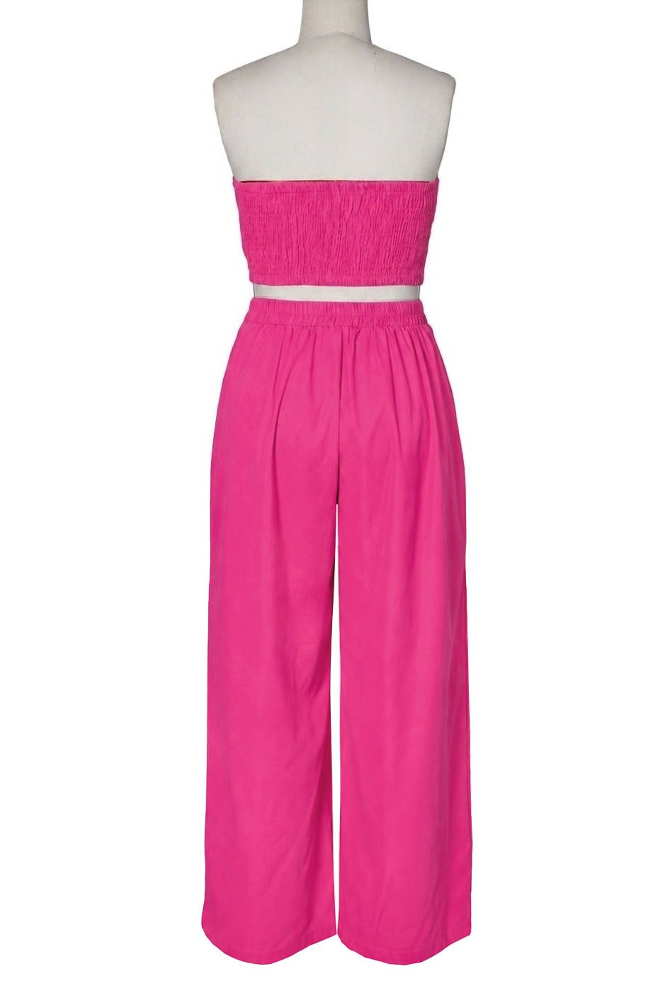 Asymmetrical Bandeau Pant Set Lavish Daily