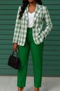 Casual Blazer and Pants Workwear Set LavishDaily