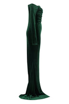 Elegant Off-Shoulder Velvet Dress Lavish Daily