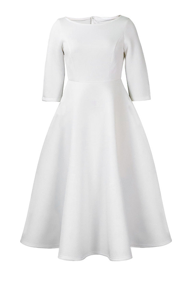 Elegant Solid Color A-Line Evening Dress Lavish Daily