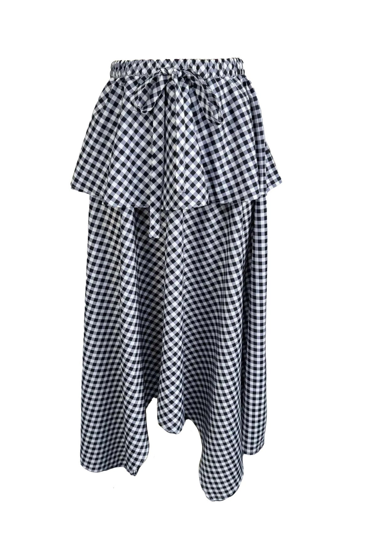 Layered Asymmetrical Handkerchief Skirt Lavish Daily