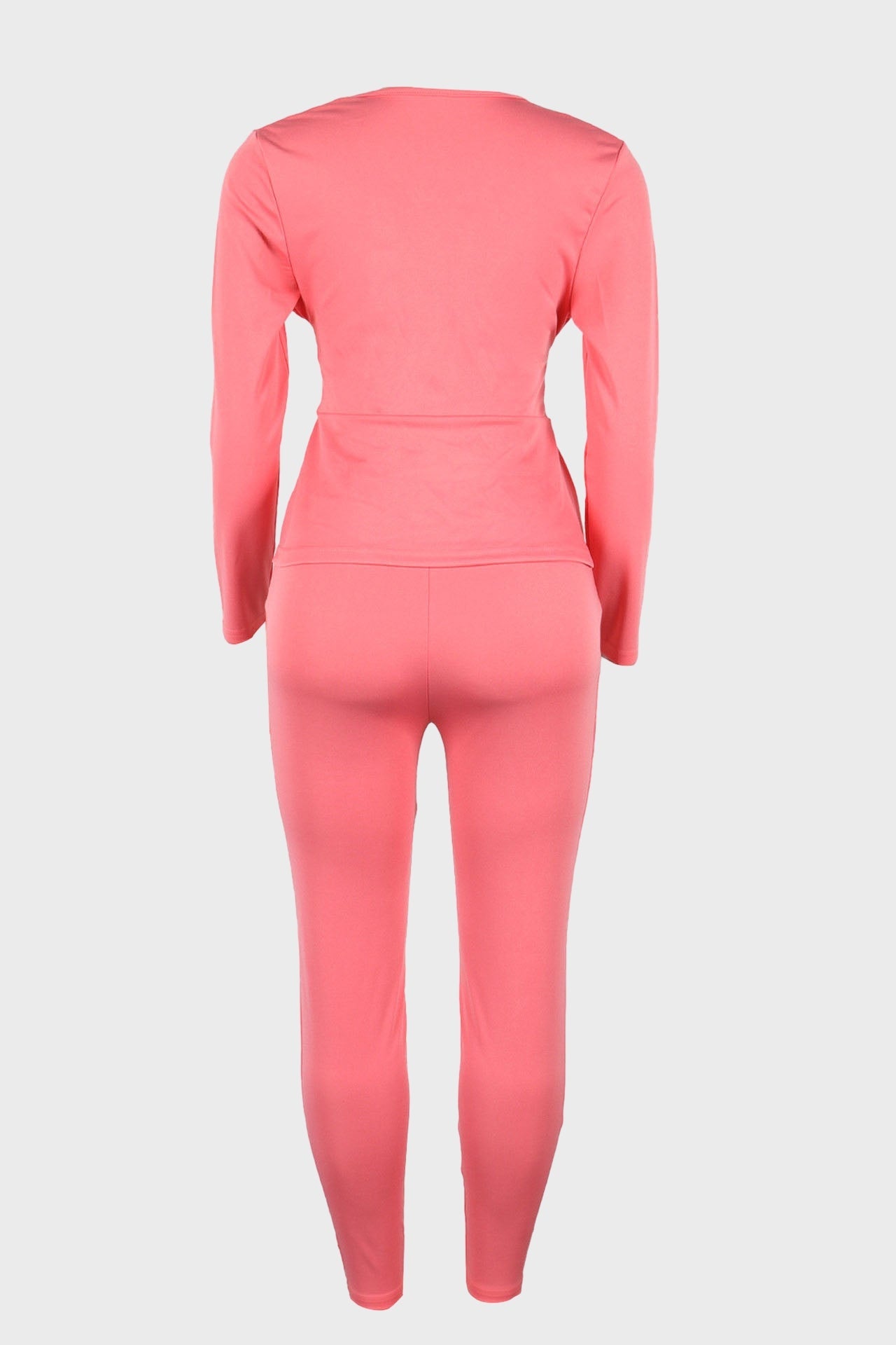 Deep V Neck Long Sleeve Two Pieces Lavish Daily