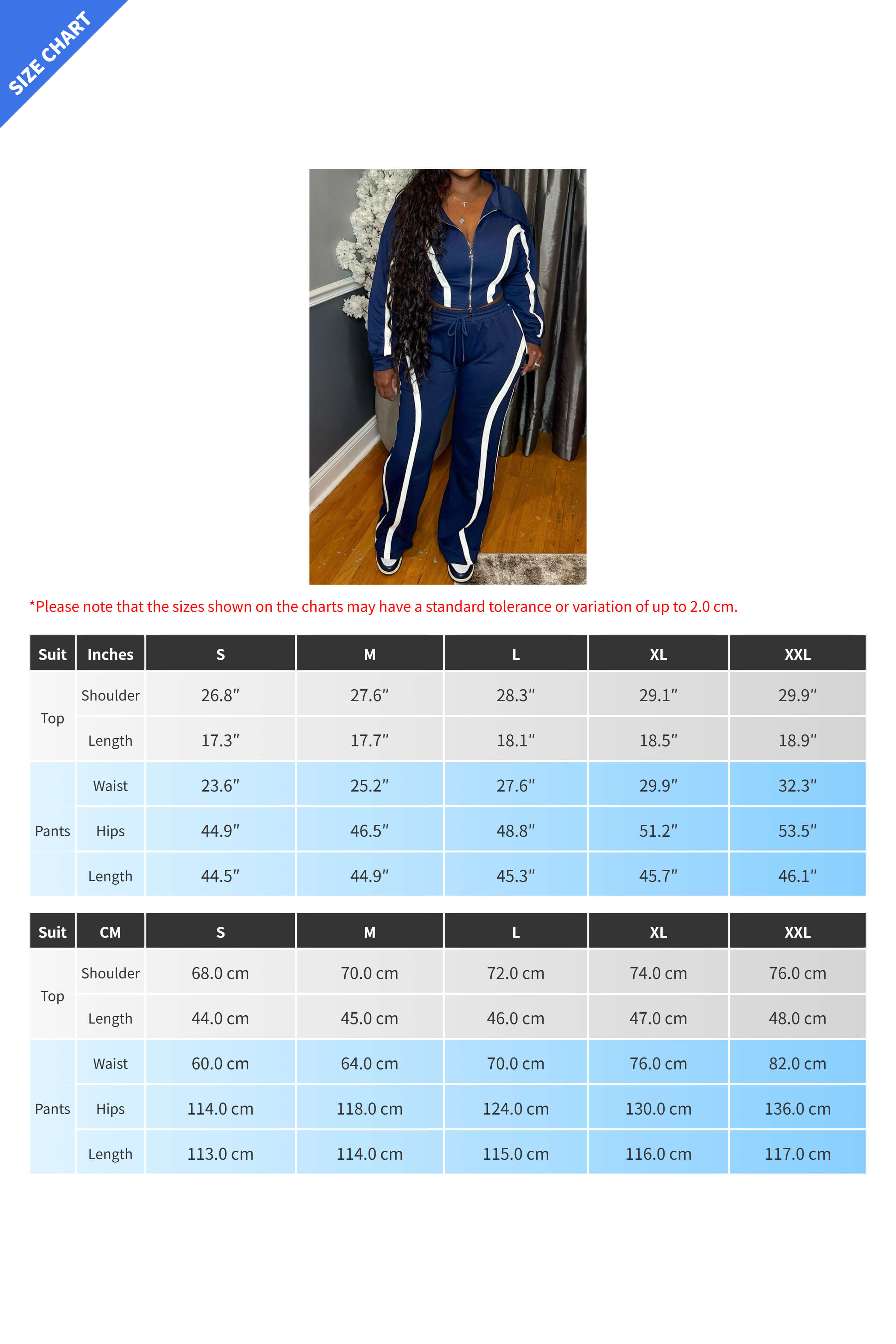 Striped Patchwork Zip-Up Top & Wide Leg Pants Set Lavish Daily