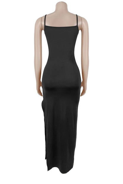 Beaded High-Neck Ruched Mesh Maxi Dress Lavish Daily