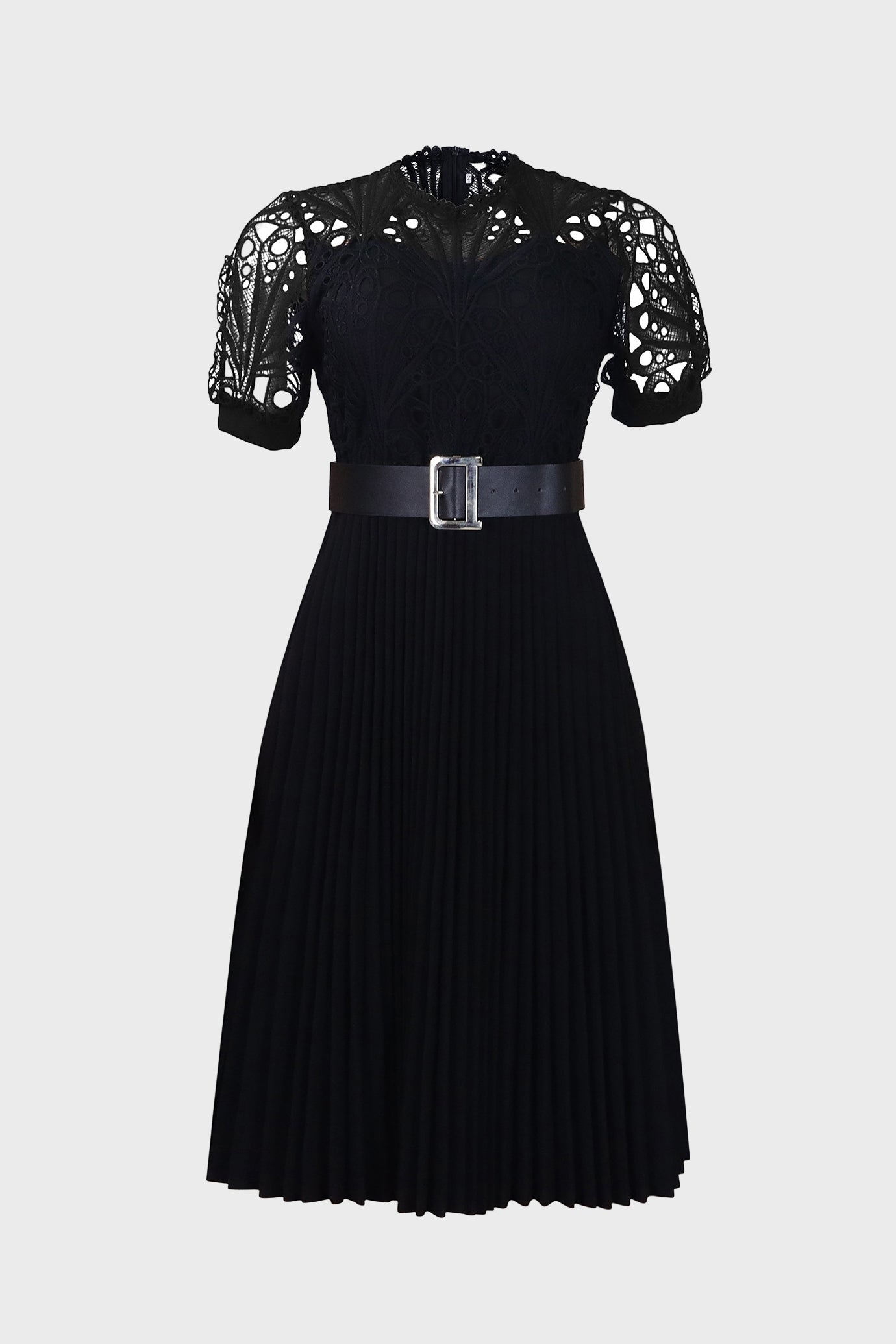 A-Line Pleated Dress Lavish Daily