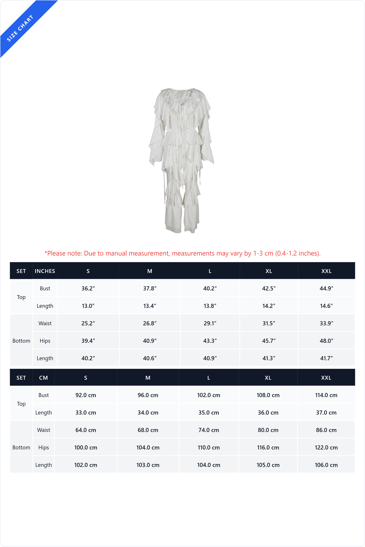Ruffle Tie-Front Top & Pants Set Lavish Daily