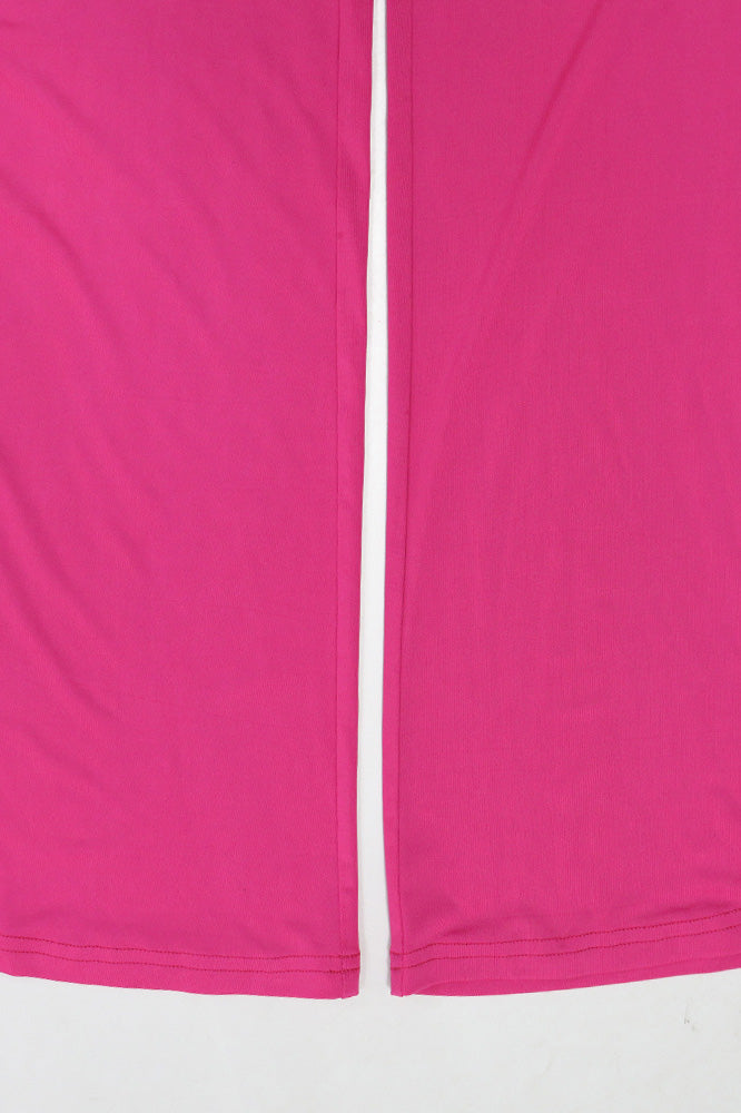 Solid Color Fringe Slim Jumpsuit Lavish Daily