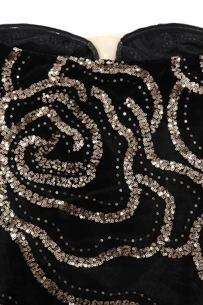 Elegant V-Neck Strapless Evening Gown Lavish Daily