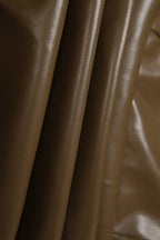 PU Faux Fur One Shoulder Dress Lavish Daily