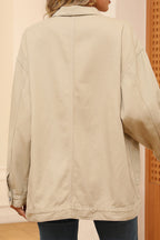 Oversized Drop Shoulder Denim Jacket Lavish Daily