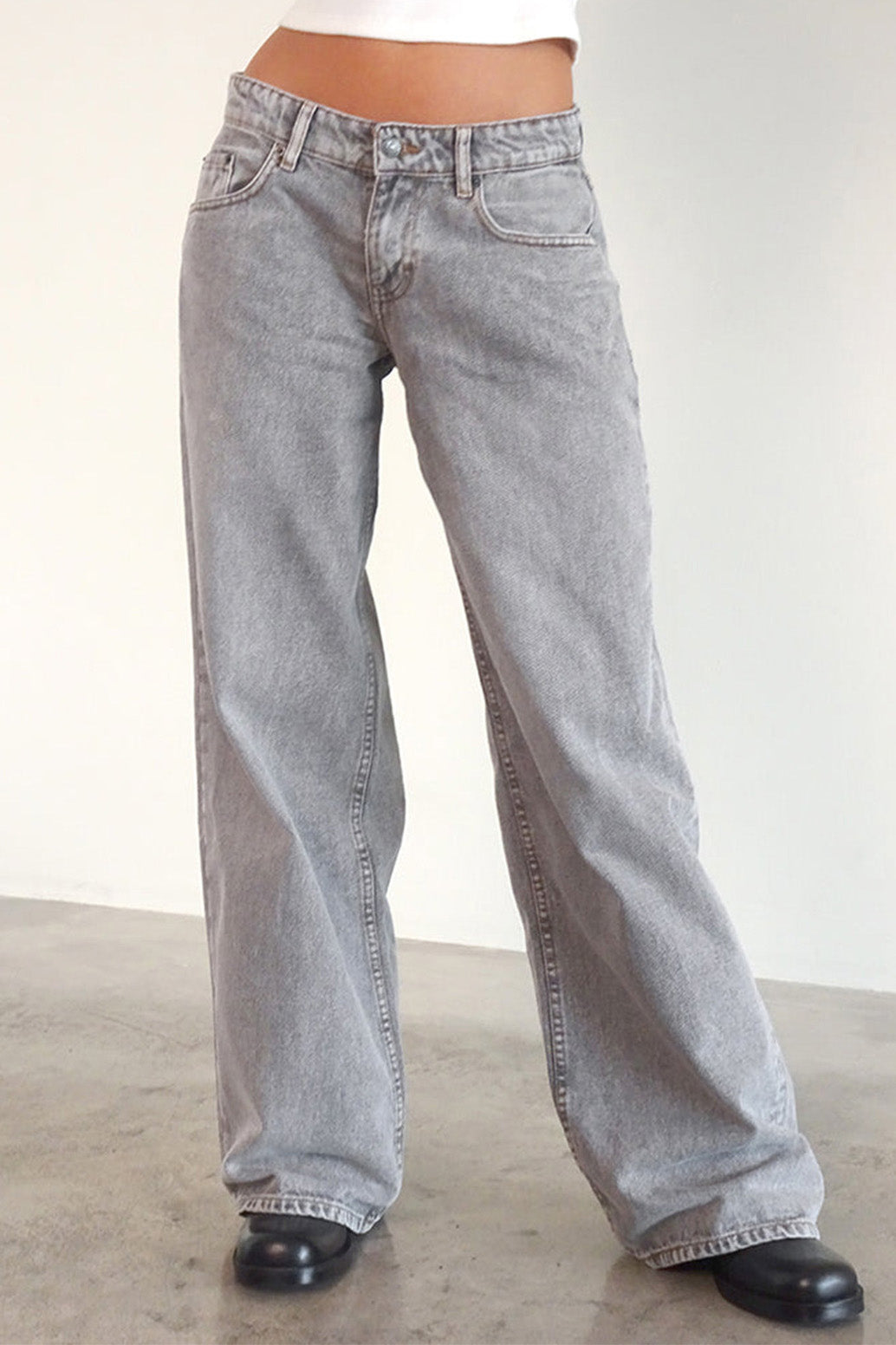 Vintage Low Rise Straight Leg Jeans Lavish Daily