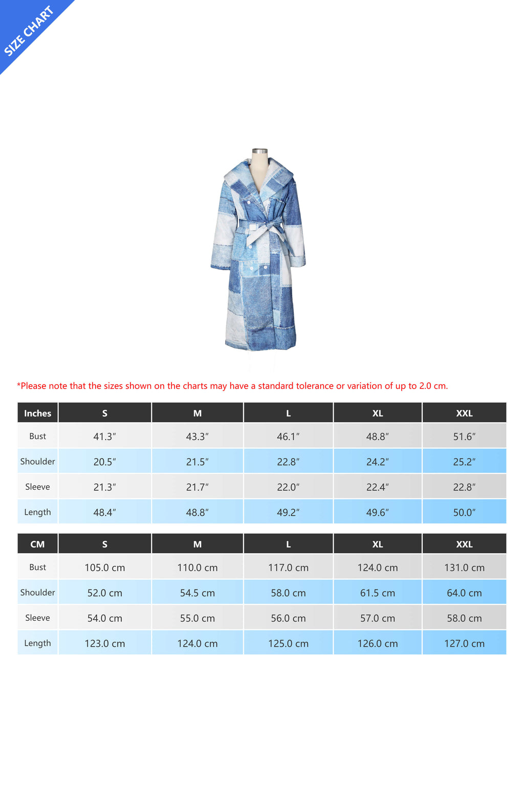 Denim Trench Puffer Coat Lavish Daily