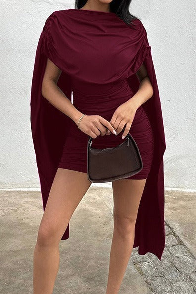 Sleeveless Cowl Neck Bodycon Dress Lavish Daily