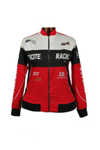 Letter Print Zip Up Moto Jacket Lavish Daily