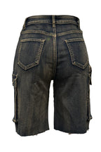 Cargo Denim Shorts Lavish Daily