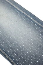 Rhinestone Straight Leg Jeans Pants Lavish Daily