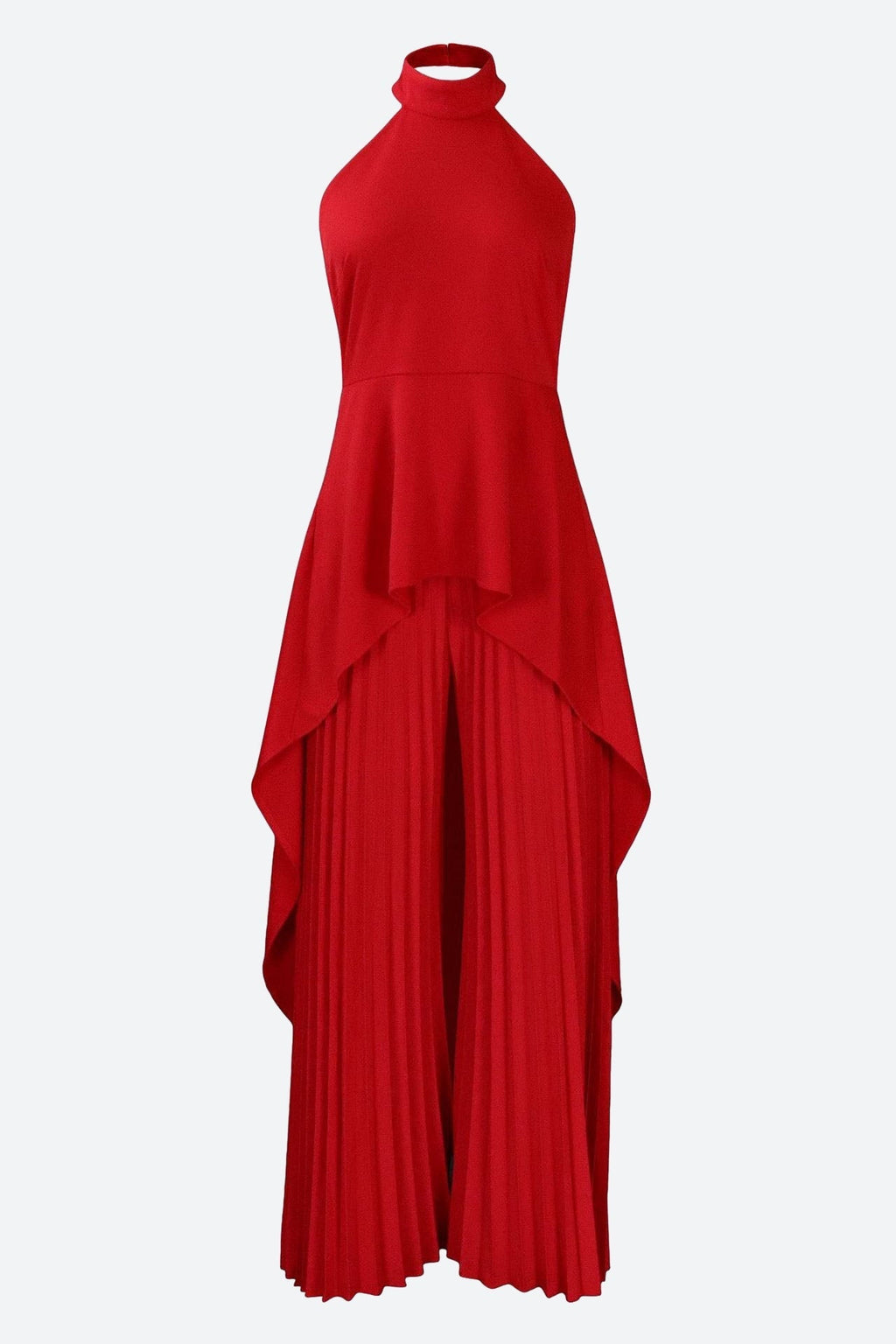 Halter Tunic Top & Pleated Pants Set Lavish Daily