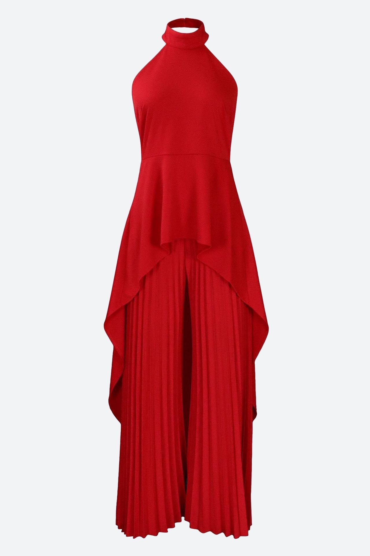 Halter Tunic Top & Pleated Pants Set Lavish Daily