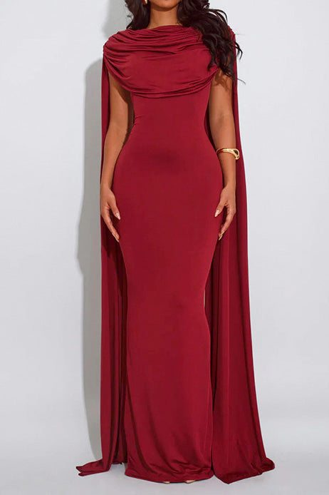 Elegant Pleated Maxi Dress Lavish Daily