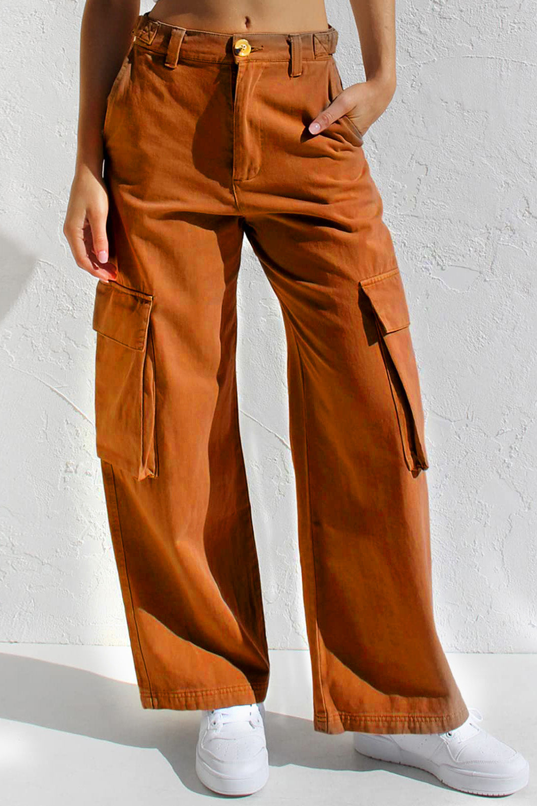 Multi Pocket Cargo Style Women’s Denim Pants Lavish Daily