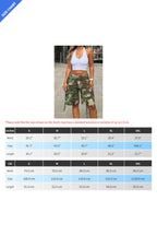 Camo Print Utility Cargo Shorts Lavish Daily