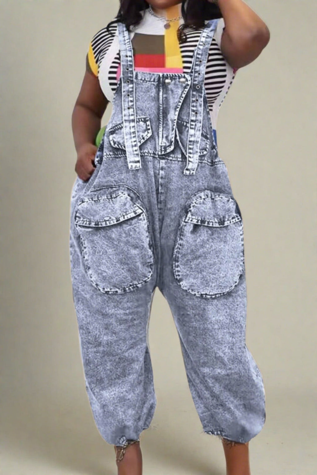 Denim Overalls Jumpsuit Lavish Daily