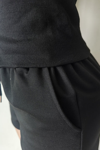 Cropped Zip Hoodie and Shorts Set Lavish Daily