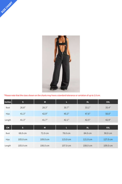 Vintage Wash Wide Leg Denim Overalls Lavish Daily