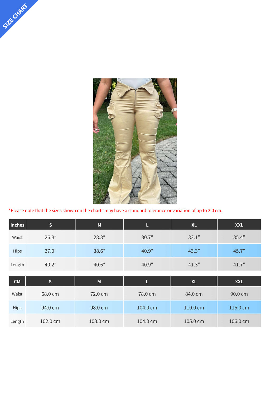 Zip Cargo Flared Pants LavishDaily