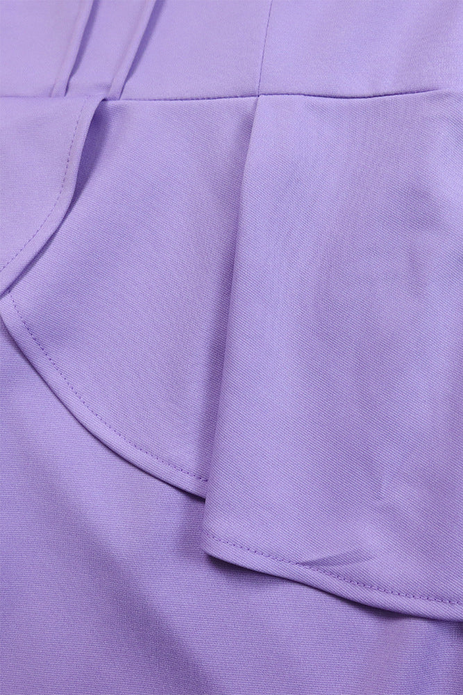 Structured Peplum Midi Dress Lavish Daily