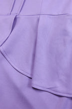 Structured Peplum Midi Dress Lavish Daily