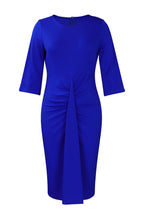 Office Pleated Pencil Dress Women's Slim Fit Lavish Daily