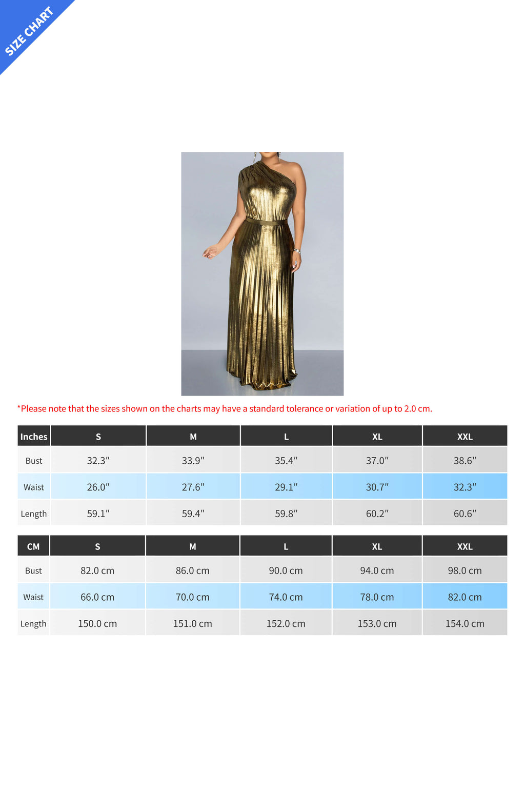 Metallic One-Shoulder Maxi Dress Lavish Daily