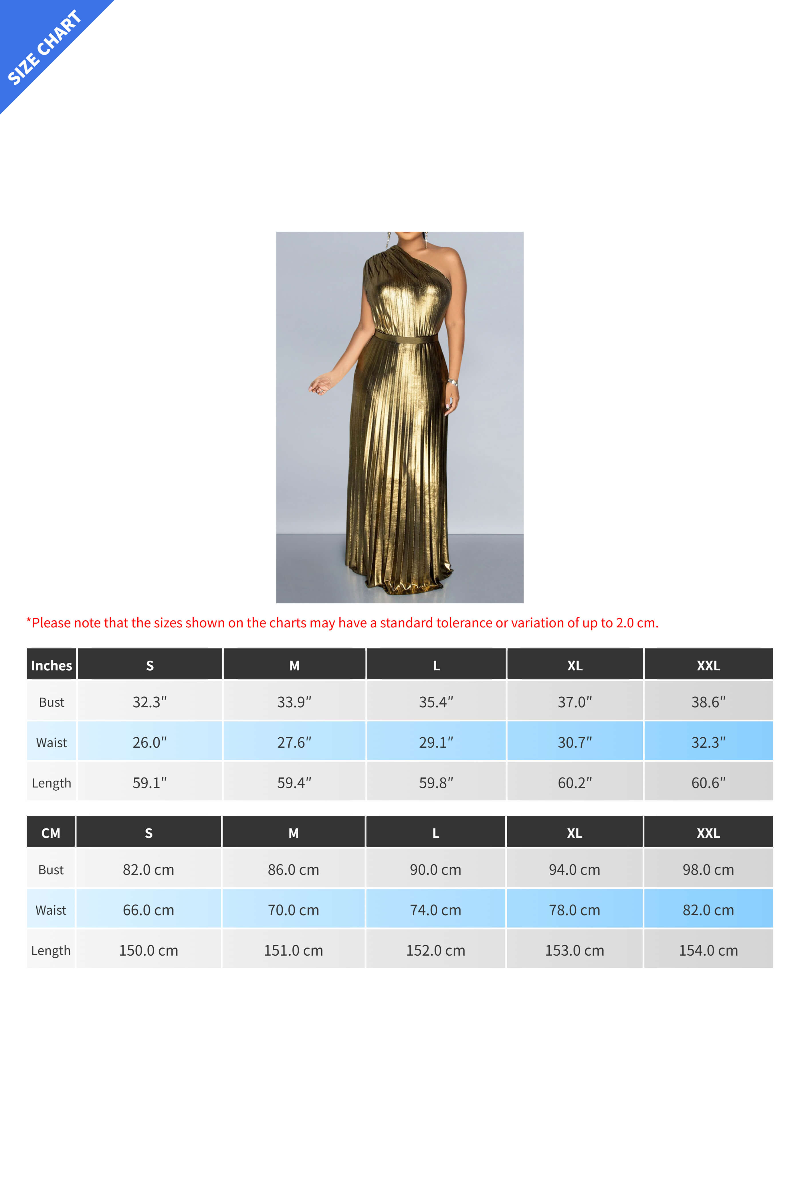 Metallic One-Shoulder Maxi Dress Lavish Daily