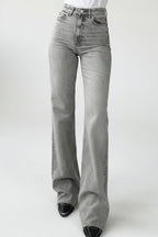 High Waist Washed Straight Leg Jeans Lavish Daily