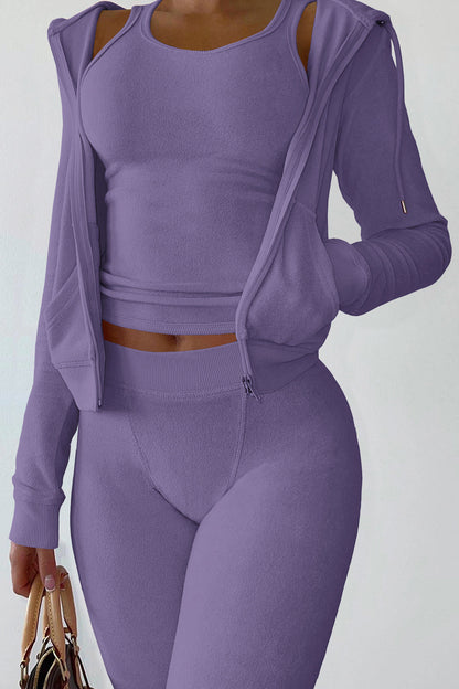 Cozy Hoodie Long Pant Set Lavish Daily