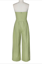 Strapless Wide-Leg Jumpsuit Lavish Daily