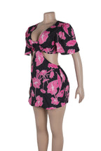Printed Romper Dress Lavish Daily