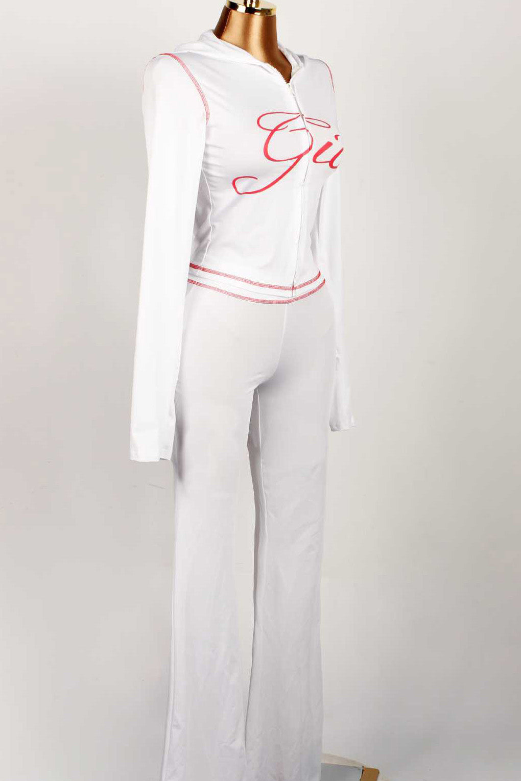 Solid Color 2-Piece Long Sleeve Set Lavish Daily