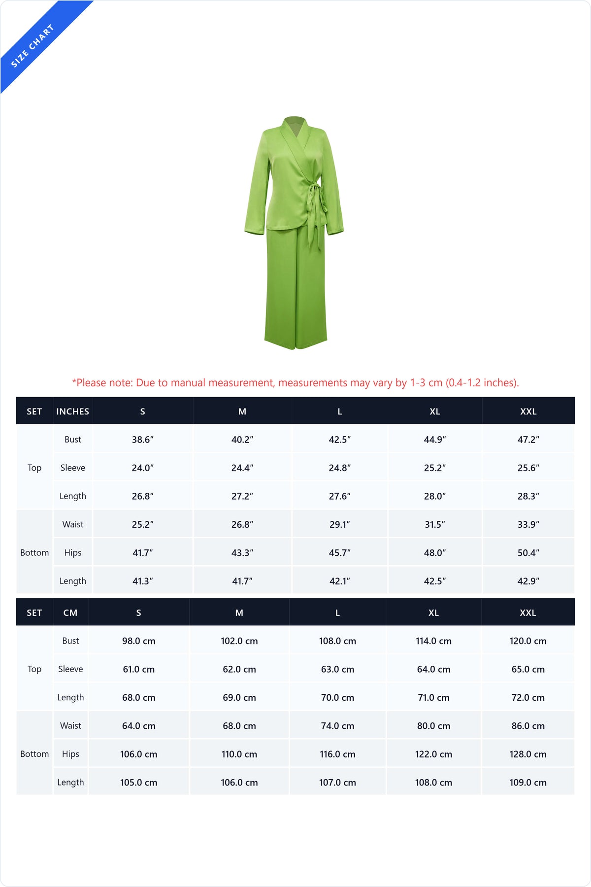 Plunging Wrap Tie Top & Wide Leg Pant Set Lavish Daily