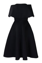 Off-Shoulder Ruffle Fit & Flare Midi Dress Lavish Daily