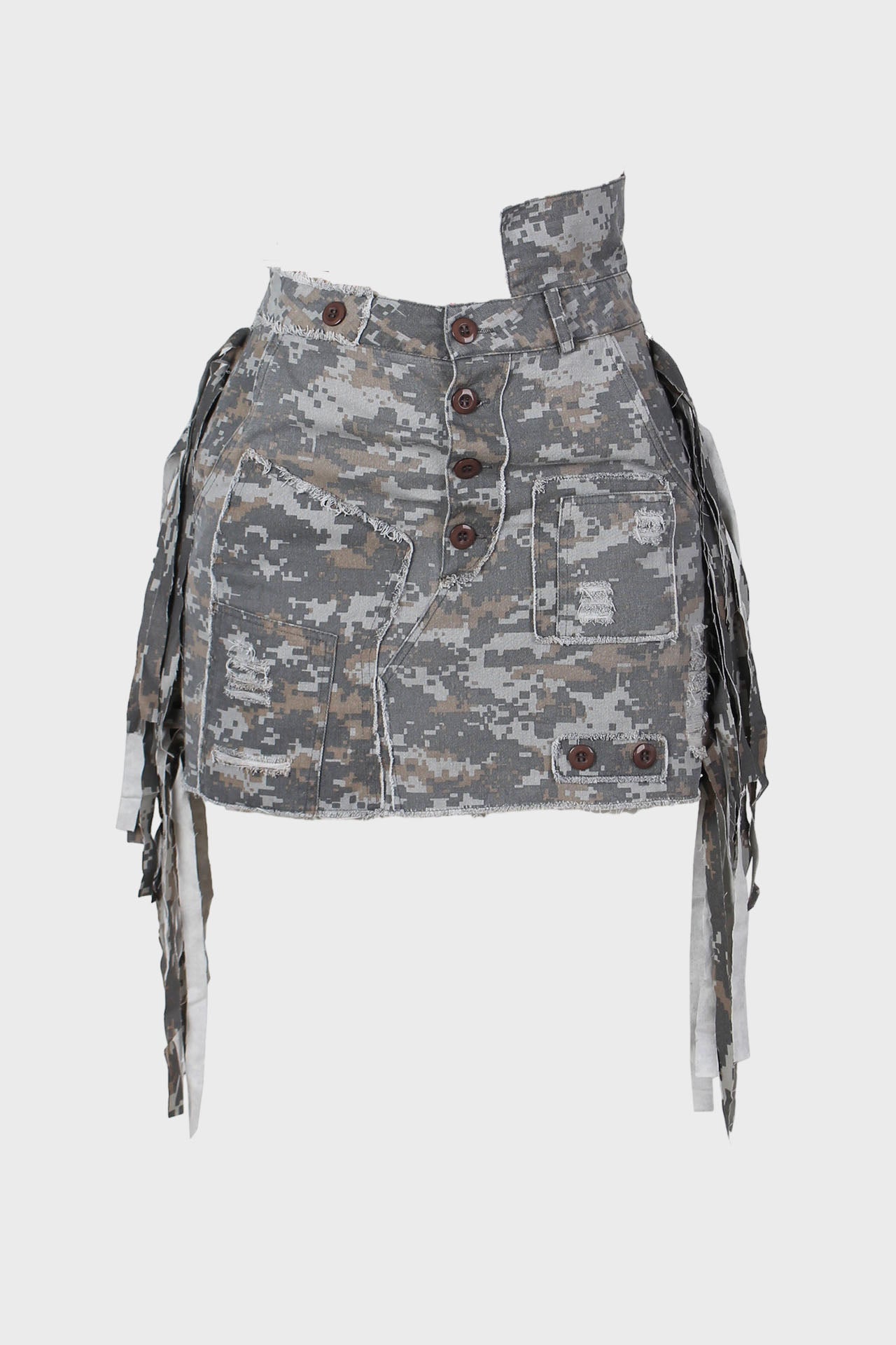 Camouflage Tassel Skirt Lavish Daily