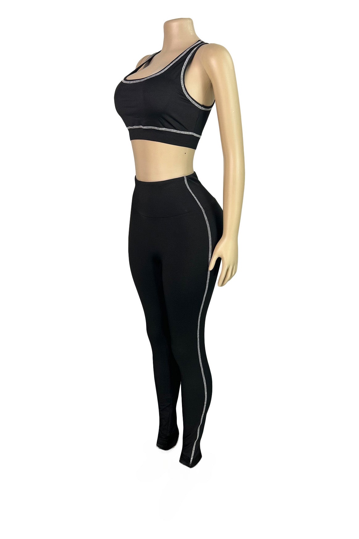 Sport Bra Zip Jacket Leggings Set Lavish Daily