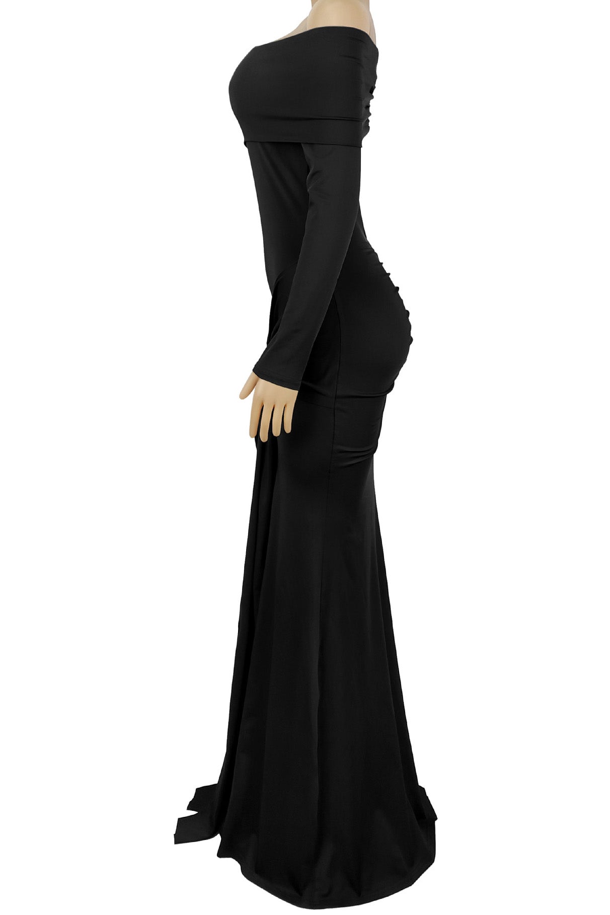 Off-Shoulder Bodycon Dress – Elegant Fit Lavish Daily