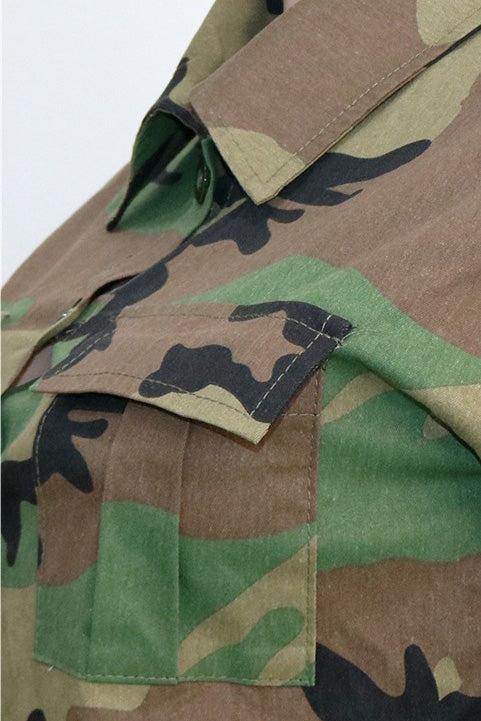 Camouflage Print Casual Jacket Lavish Daily